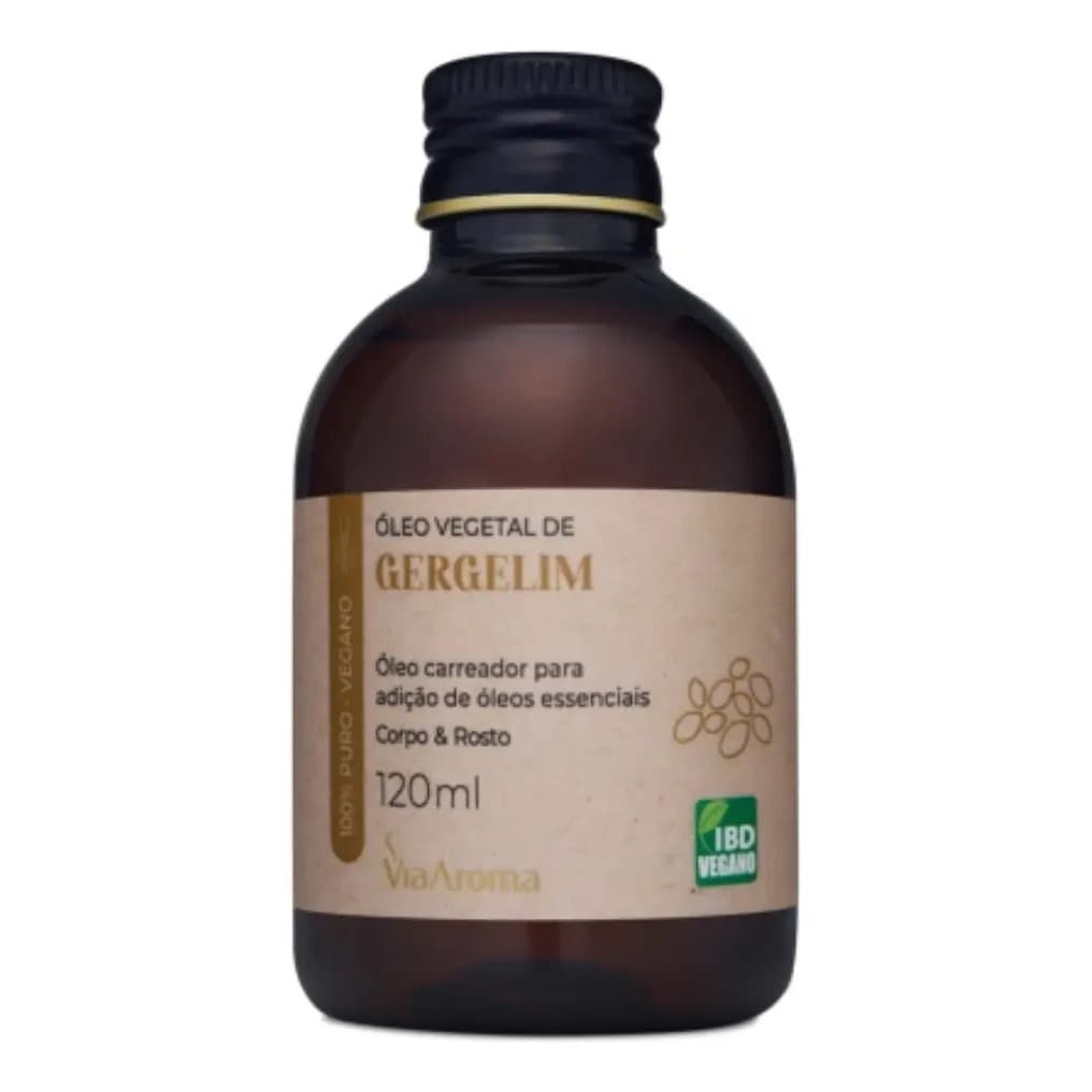Óleo Vegetal De Gergelim 120ml - Via Aroma Via Aroma Óleo Vegetal De Gergelim Óleo Gergelim