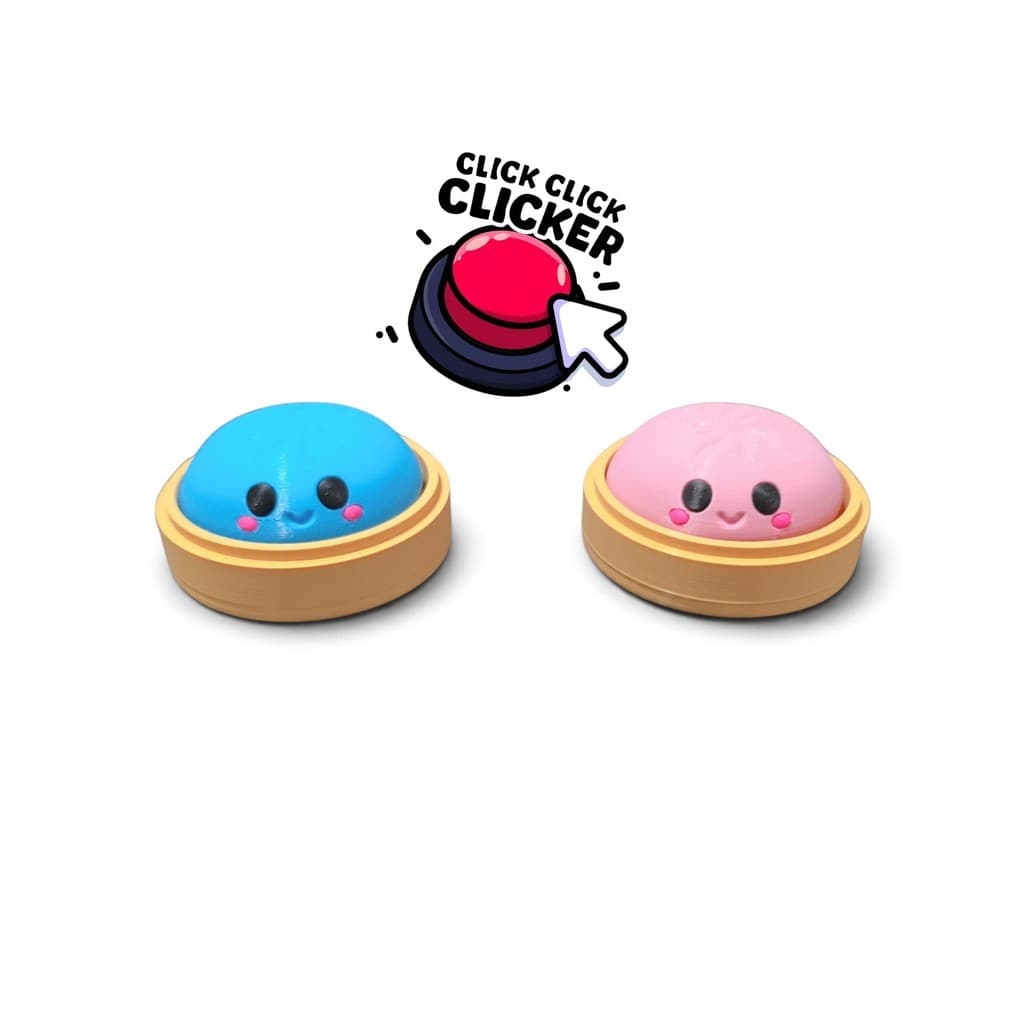 Fidget Toy Dumpling Clicker Anti Stres Sensorial de Clique Presente