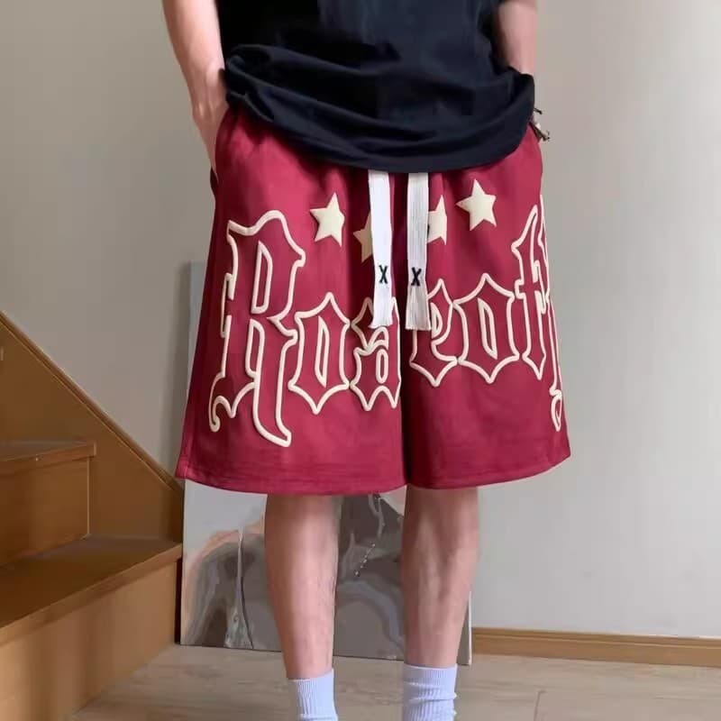 Shorts Casuais Estilo Masculino2025 Marca Da Moda Americana Calças De Cinco Pontos hiphop Bonitos Basquete Esportivas So