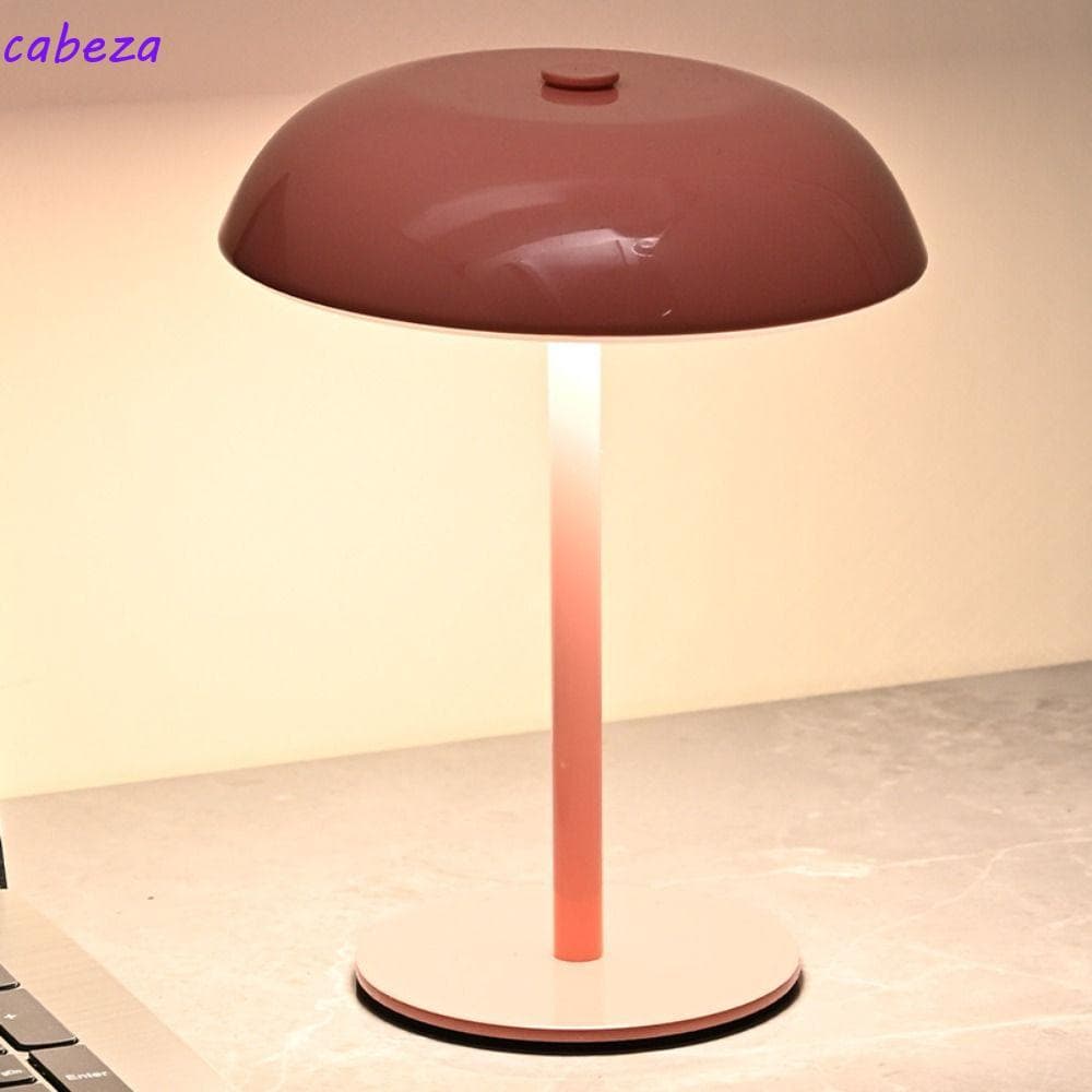 Luz De Mesa LED CABEZA , Abajur Cogumelo Com Luzes Reguláveis Contínuas De 3 Cores , Controle De Toque