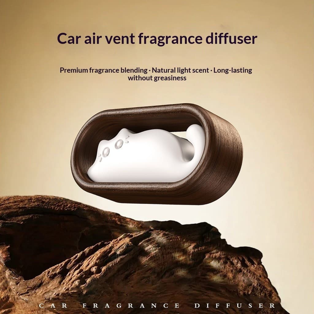 Novo aromatizador de ar para carro em pedra sólida, fragrância premium para carro, difusor de decoração para interior de