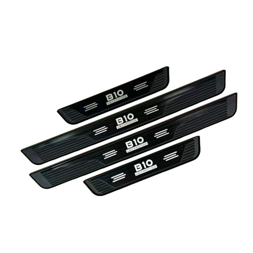 Aço Inoxidável Guarnição de Soleira Proteção de Porta de Carro para Leapmotor B10, Conjunto de 4 peças