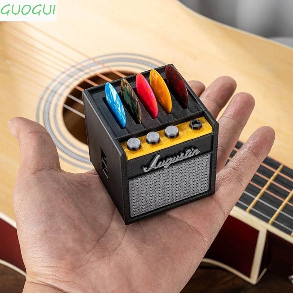 Suporte Para Palheta De Guitarra GUOGUI , Organizador De Palhetas À Prova D'água De Grande Capacidade , De Poeira