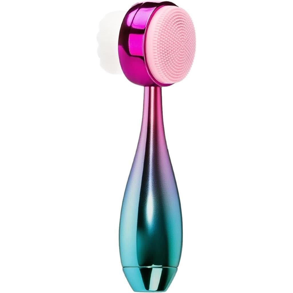 Escova Facial 2 em 1, Escova de Limpeza Facial de Dupla Face, Escova Esfoliante Facial, Escova Facial Manual de Silicone