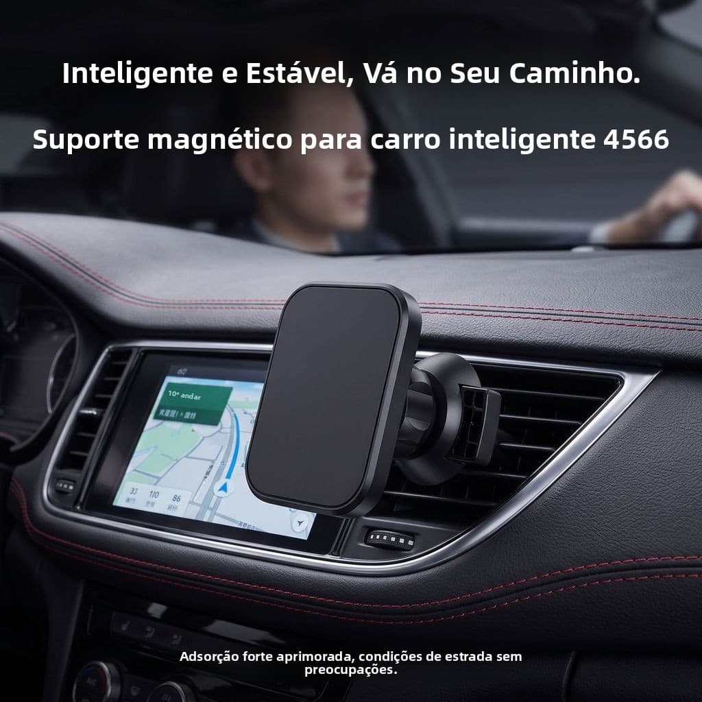 Suporte magnético para telefone com saída de ar para carro, cabeça esférica 360°Suporte giratório de navegação para carr