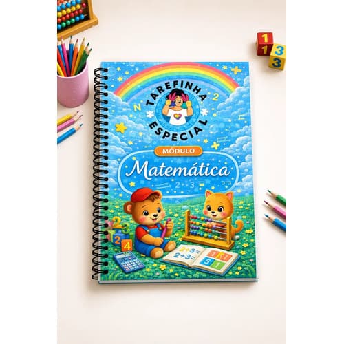 Apostila Atividades Matemática Infantil Reforço 4 A 7 Anos para aprender continhas