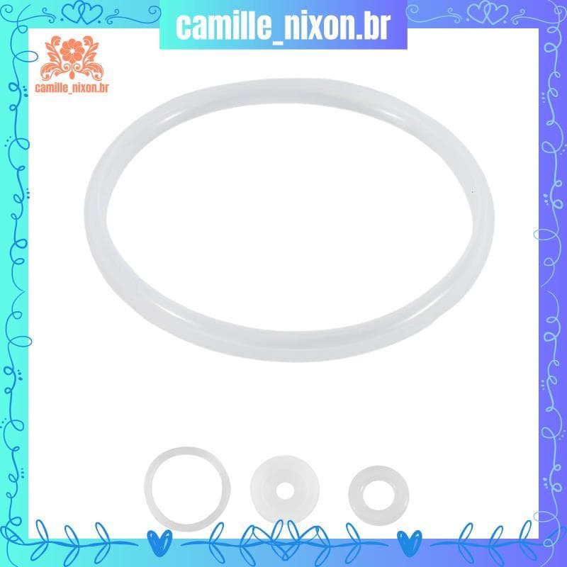 [camille_nixon.br] Substituição De Peças De Panela De Pressão Elétrica De Borracha De Silicone Junta De Anel De Vedação