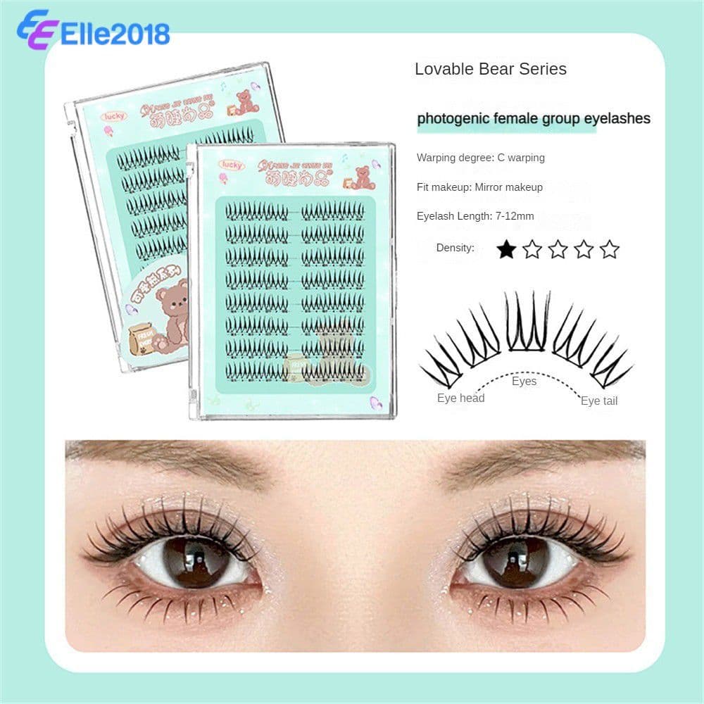 Cílios postiços diários, fáceis de usar, maquiagem para os olhos, leves, macios, flexíveis, de longa duração,