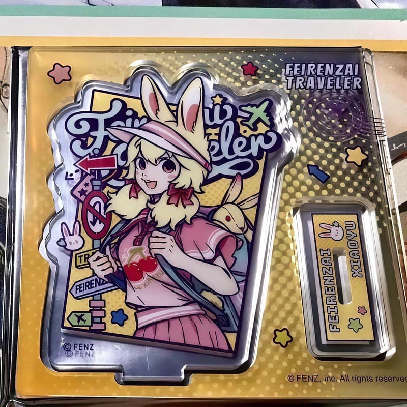 Não-Humano Xiao Yu Viajante Série Doujin 10cm Acrílico Standee , Artesanal Anime Colecionável Display Ornamento Presente