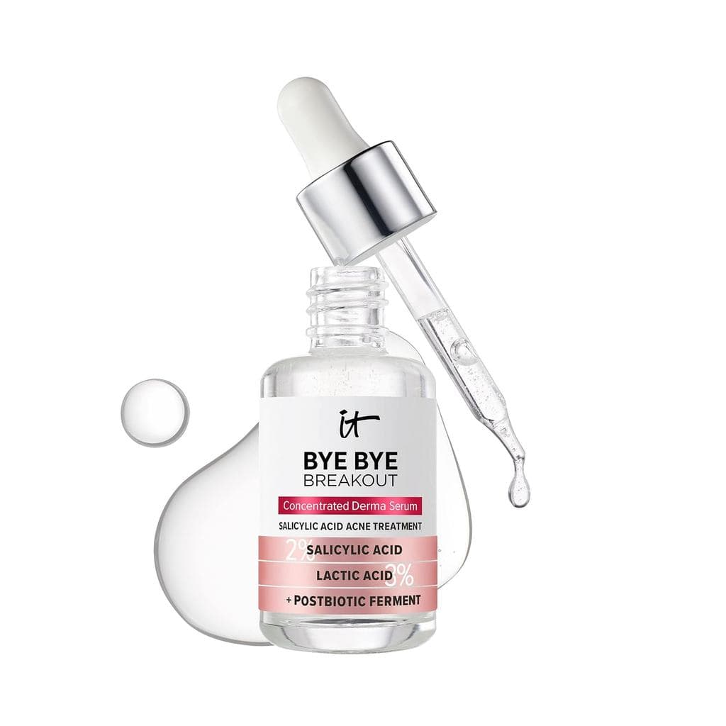 IT Cosmetics Bye Bye Breakout Sérum Facial com 2% de Ácido Salicílico para Acne |   Sérum Facial para Acne para Espinhas