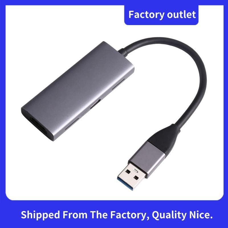 - Placa De Captura De Vídeo 1080P Compatível Com USB A/- C Grabber Para Gravação De Reuniões De Transmissão Ao Vivo De J