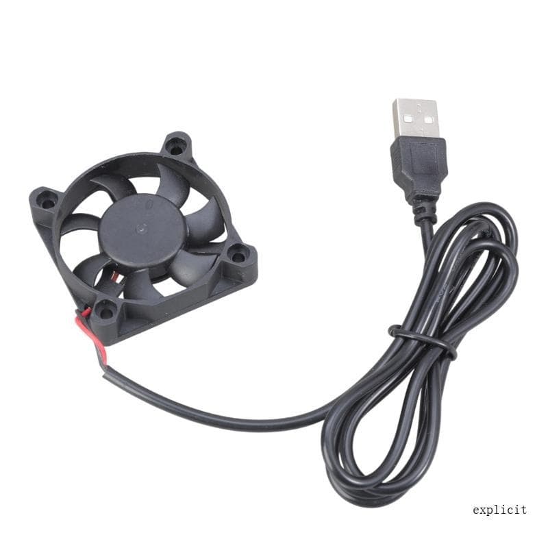 Exp 5V 50mm Ventilador Refrigeração USB Para Roteador Modem Receptor Extrator Duto Exhuast Equipamento Soldagem Plást