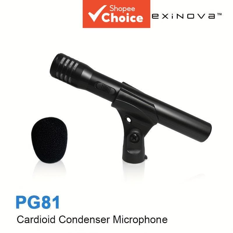 PG81 Microfone Condensador De Diafragma Pequeno XLR Com Fio Para Tambor Guitarra Piano Palco Pro Alta Fidelidade Elite X