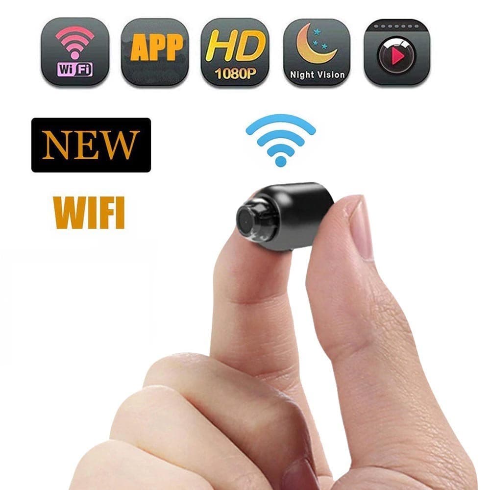Câmera Mini X5 WiFi HD 1080P Sem Fio com Visão Noturna e Detecção de Movimento Segurança com Áudio e Vídeo