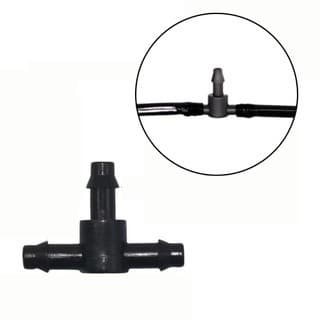 10/20/30/40/50un Conector T Tee Para Microtubo de Irrigação 4mm 1/4" 4/6mm 4/7mm