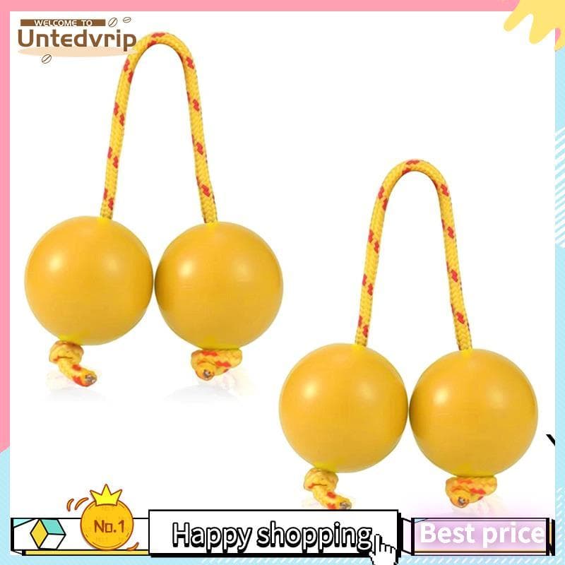 1 Par De Instrumento De Bola Rítmica De Ovo De Areia Chocalho Agitador Africano Amarelo