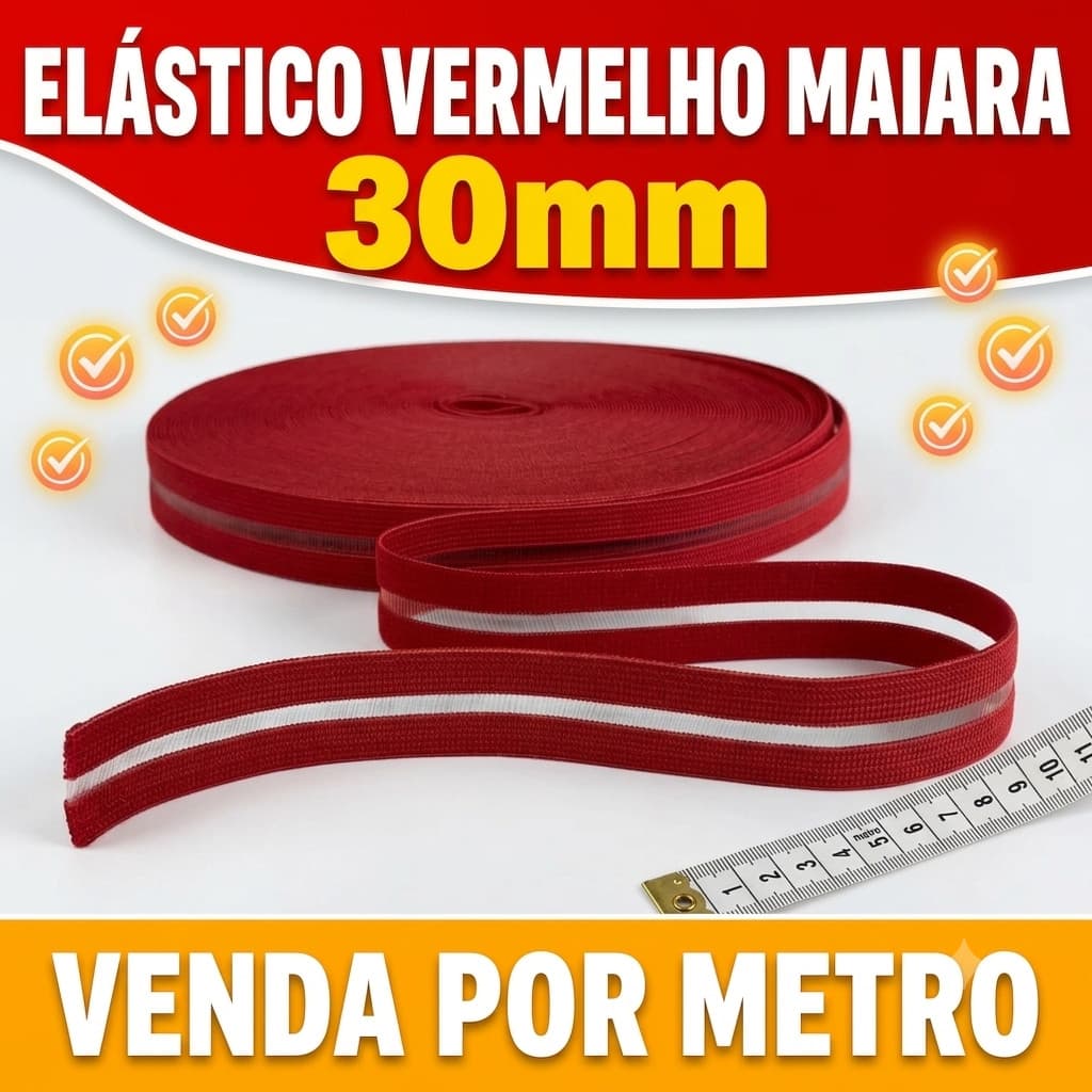Metro Elástico Maiara 18mm Elastan Base Sutiã Calcinha Moda Praia