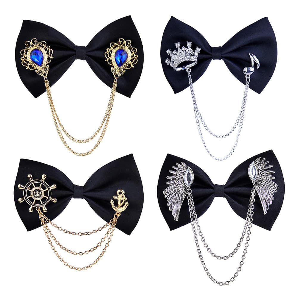 Japão japão coreia gótico jk gravata borboleta masculina High-End gravata borboleta casamento noivo terno gravata borbol