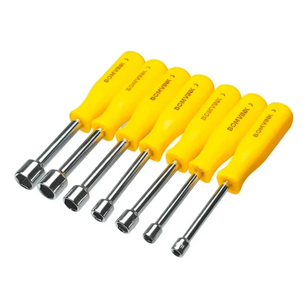Jogo Chave Canhão 7 Peças 5 a 12mm Profissional