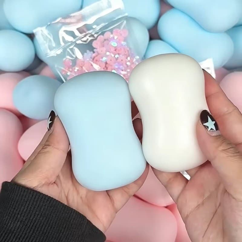 Squishy Soap Stress Ball Fidget Toy Crocante Squeeze Blocos De Construção Recheados ASMR Anti Toys Para Adultos