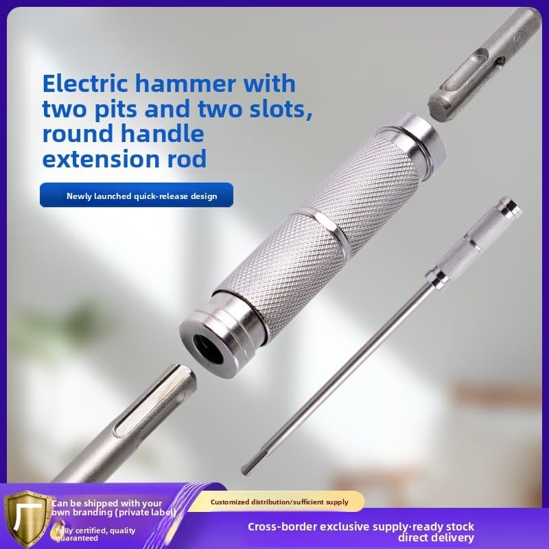 SDS Plus Haste De Extensão De Martelo Rotativo 26 Cm Ferramenta De Suporte De Broca