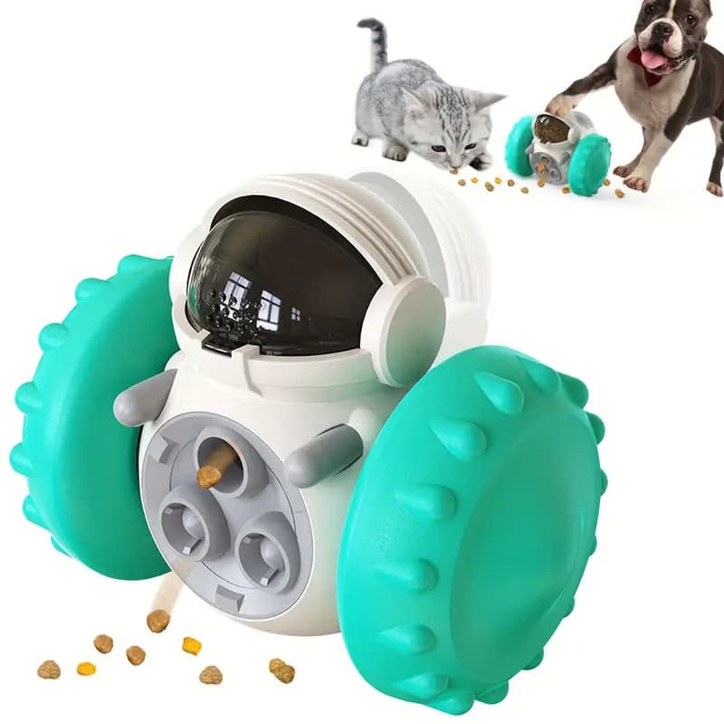 Brinquedo Interativo Gato E Cão Alimentador De Ração Pet