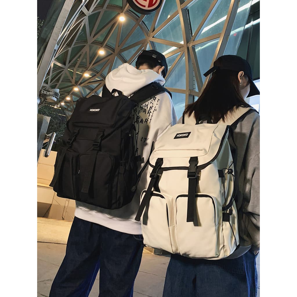 Mochila de viagem de curta distância feminina 2024 novo estilo mochila de grande capacidade meninos saco de bagagem estu