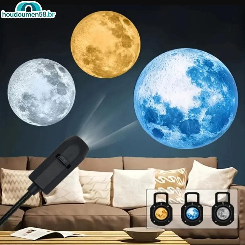 HOUDO USB Starry Sky Projeção Teto Luz Noturna Com Brilho Ajustável Para Quarto Sala De Estar Ambiente Romântico