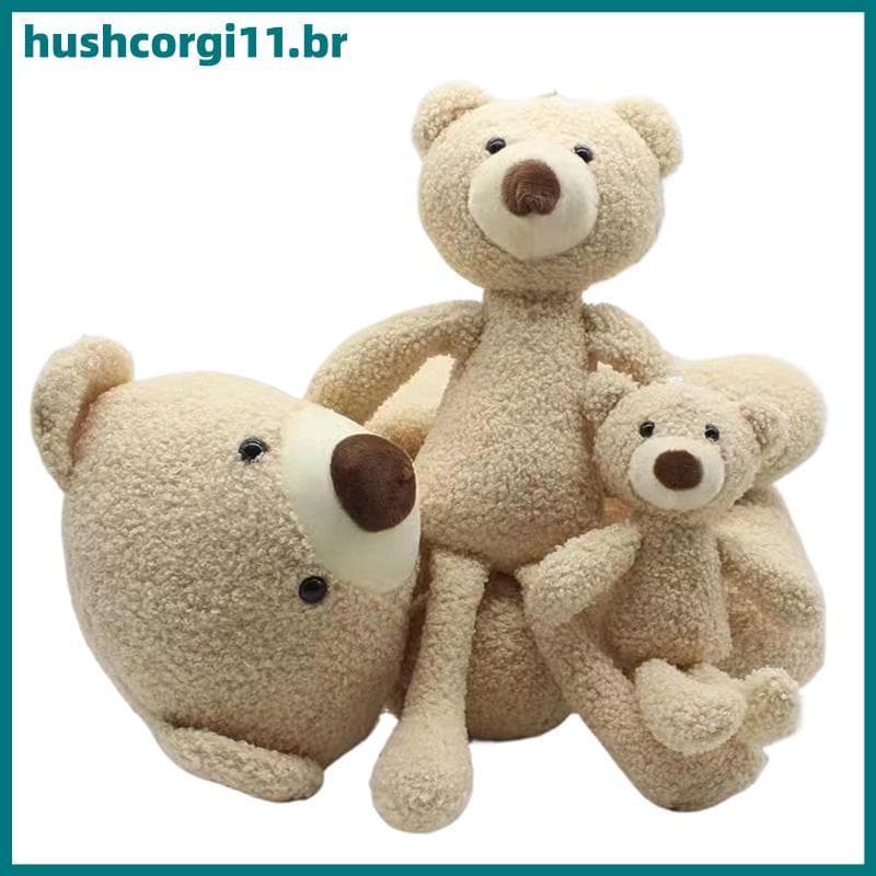 HUSH Bonito Mini Urso De Pelúcia Chaveiro Boneca Macia Para Bolsa Decoração De Quarto De Carro BR