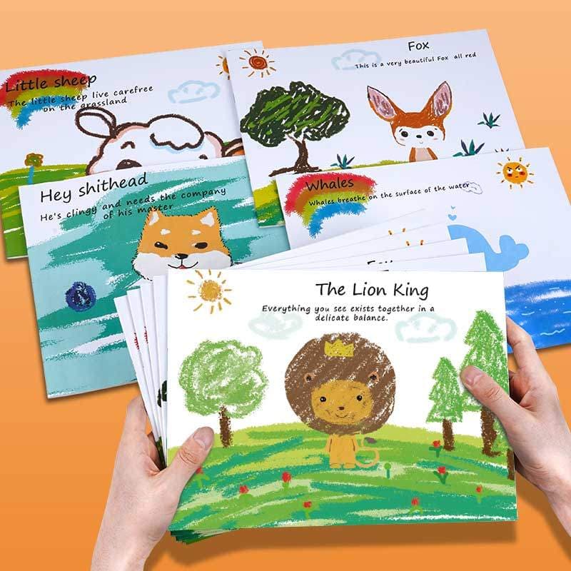 Sima a4 Livro de imagens para colorir crianças Arte do jardim de infância Livro de imagens em branco Alunos da escola pr