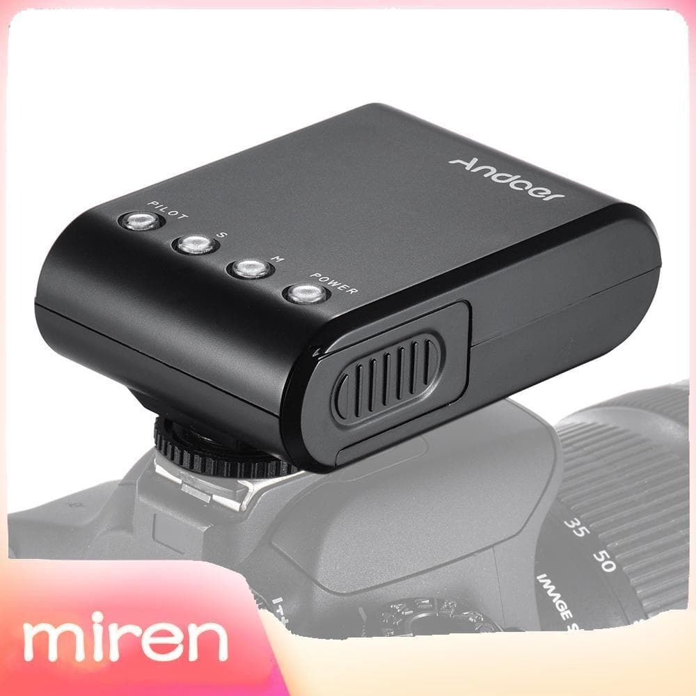 miren.br Flash escravo digital portátil profissional na luz da câmera com sapata universal GN18