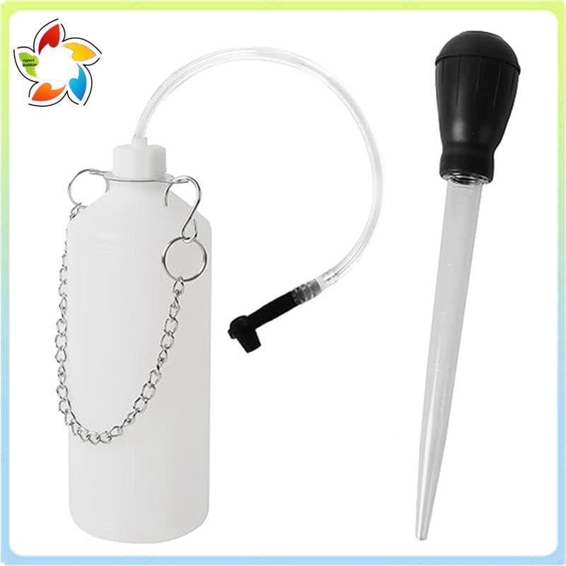 Extrator De Fluido De Freio 30 Ml , Garrafa Sangradora De 1L , Kit De Ferramentas De Sangramento Mangueira De 24 Polegad