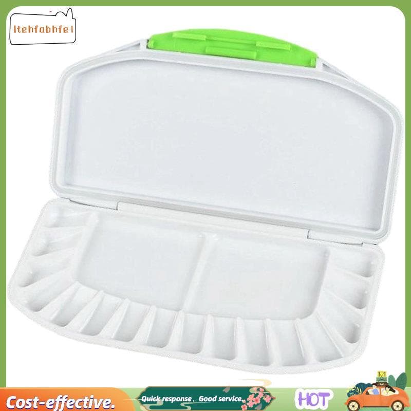 Paleta De Aquarela Com 16 Grades , Design Hermético 2 Áreas De Mistura-Ideal Para Acrílico , Guache