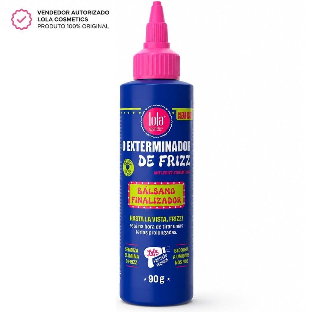 Bálsamo Finalizador Exterminador de Frizz 90g Lola Cosmetics | Controle do Frizz, Brilho e Alinhamento dos Fios