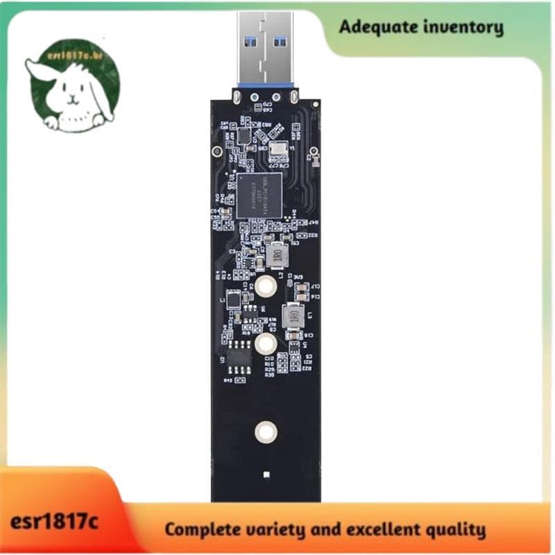 M . Adaptador 2 SATA NVMe SSD Para USB 3.1 , Placa Conversora Externa PCI-E-Gen 2 PCIe Tipo A