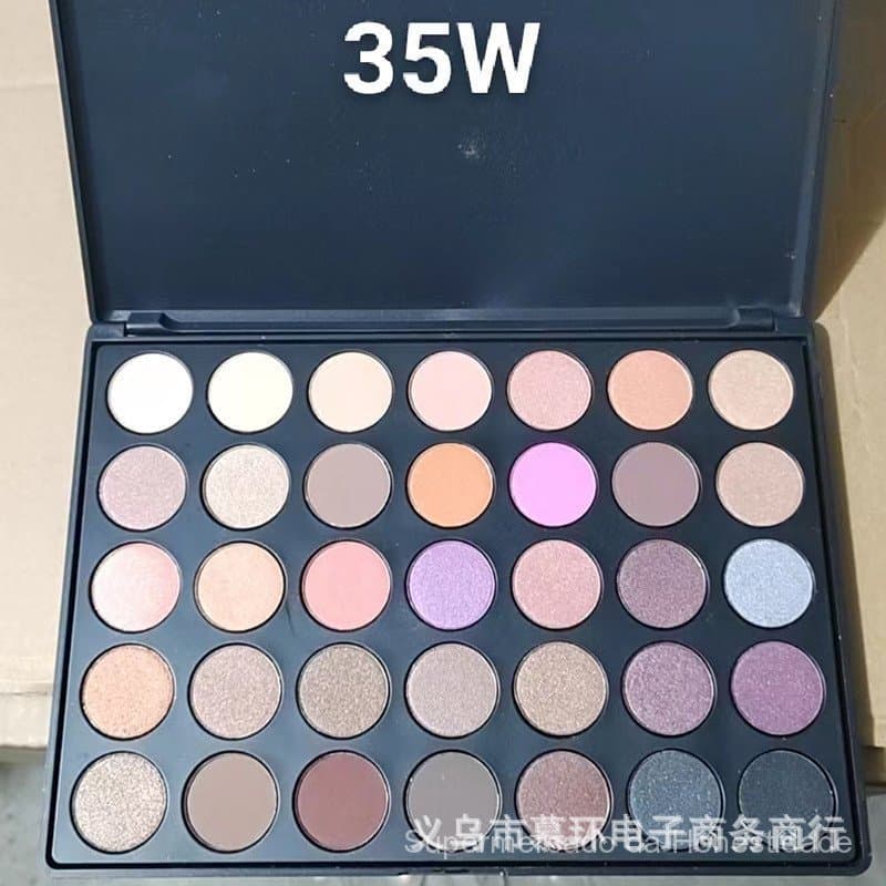 Paleta de Sombras para Olhos Morph35 Murphy com 35 Cores Peroladas e Matte em Tons Terrosos