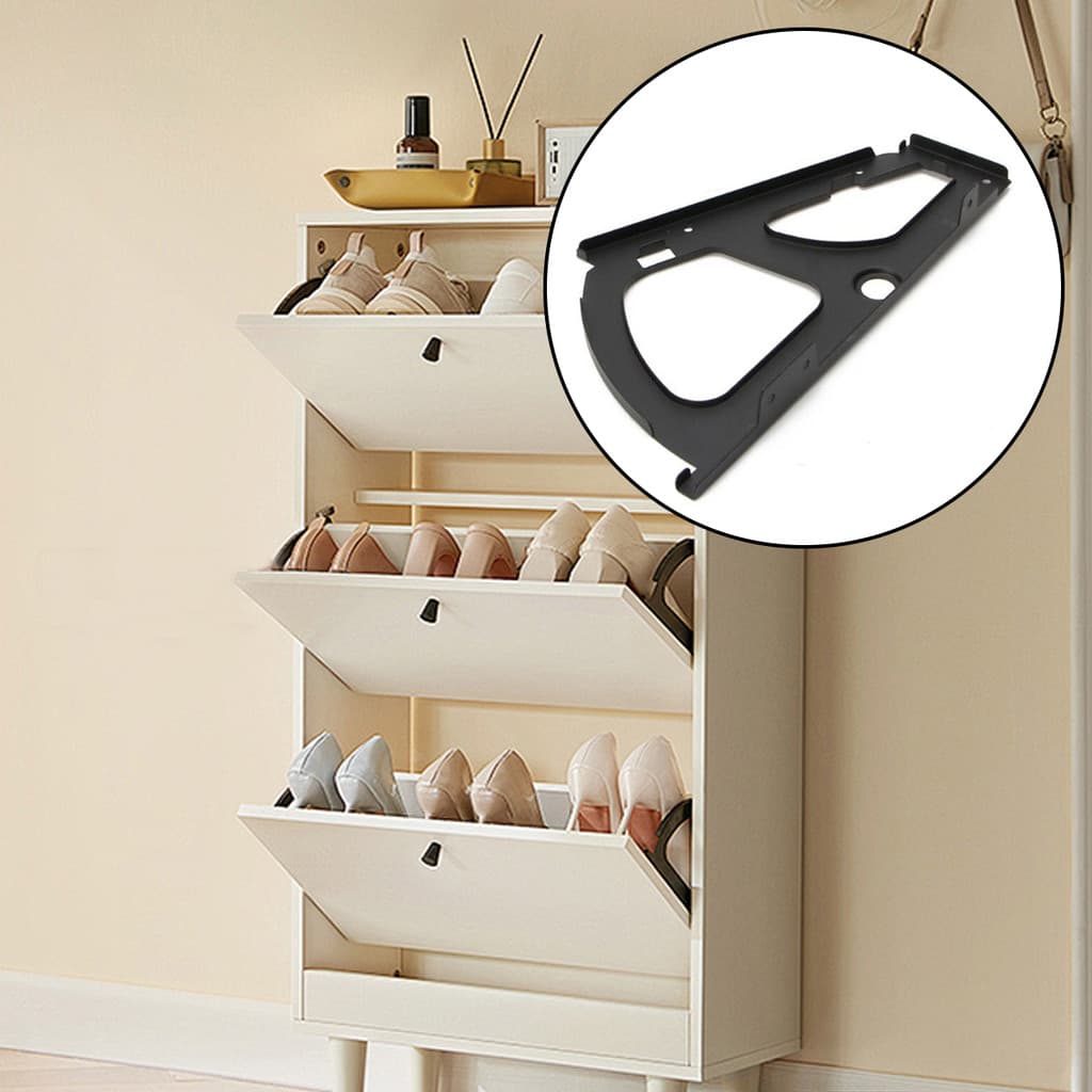 [wisdomt] 1 Par De Dobradiças De Armário De Gaveta De Sapatos De Aço Inoxidável , Acessórios De Substituição De Rack , G