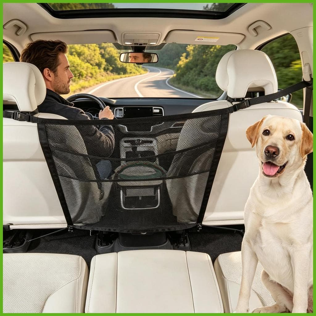 Barreira Do Carro Cão Tronco Pet Malha Divisor Bloqueador Portão Para Caminhão Automotivo Sedan SUV RV cupionbr