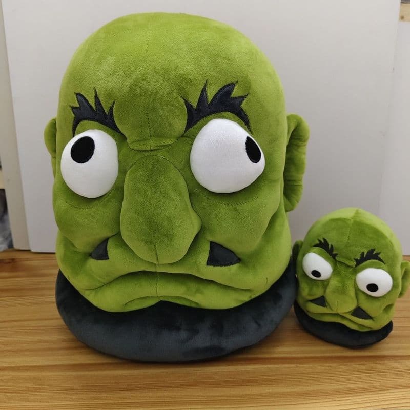 Ghibli Hayao Miyazaki Anime Spirited Away Mercadoria Brinquedos Procurando Monstro de Cabeça Verde Boneca de Pelúcia Orn