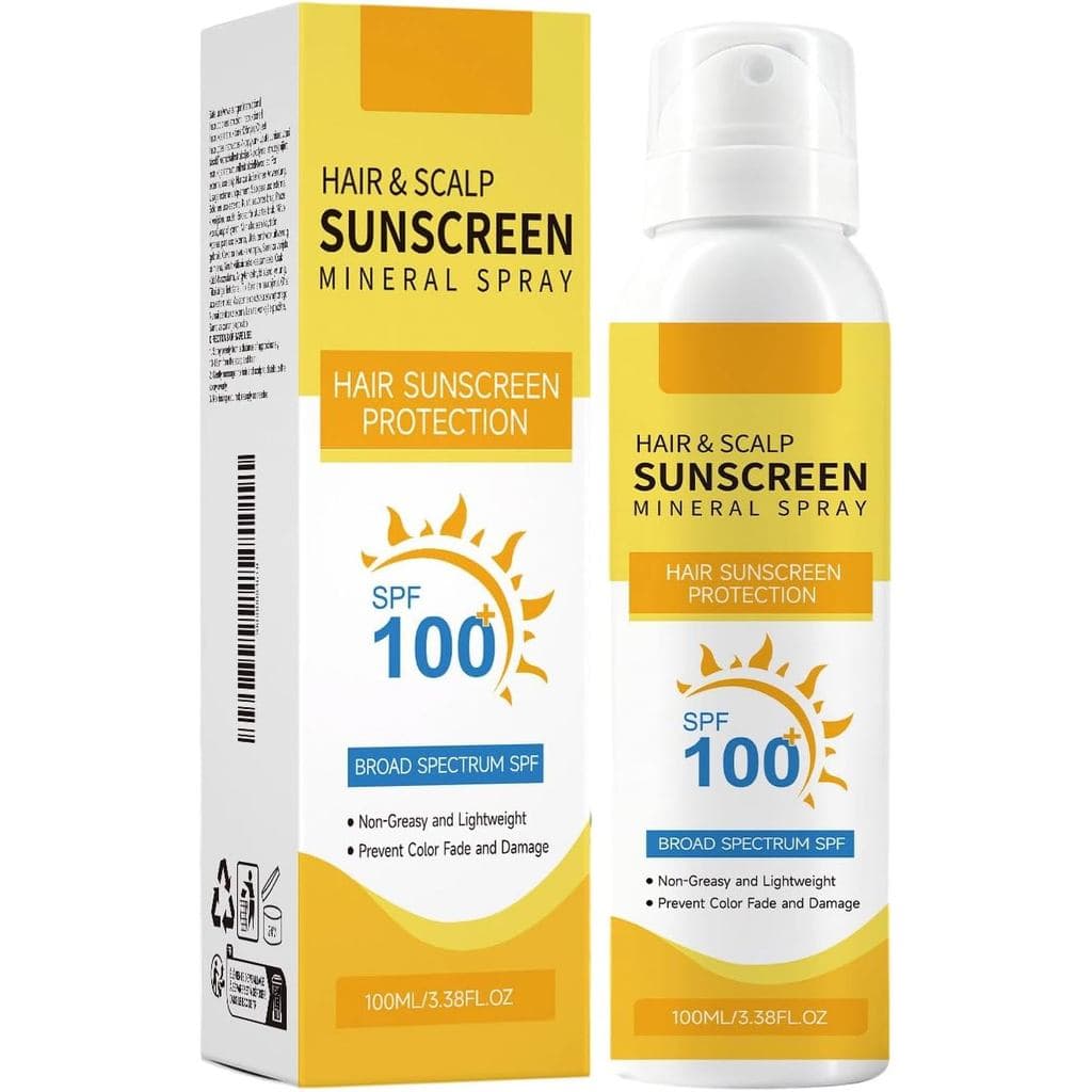 Spray Protetor Solar para Cabelo e Couro Cabeludo SPF100, Proteção Solar para Cabelo, Spray Protetor Solar para Cabelos,