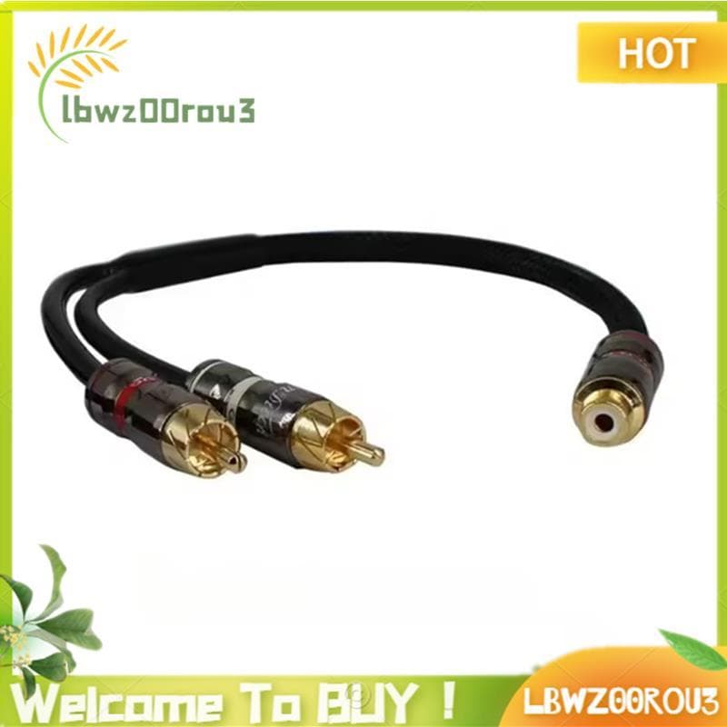 Subwoofer Amplificador De Áudio Do Carro 30cm Cabeça De Cobre Puro Macho Para Fêmea Plug Cabo Cabos De PVC Linha A1
