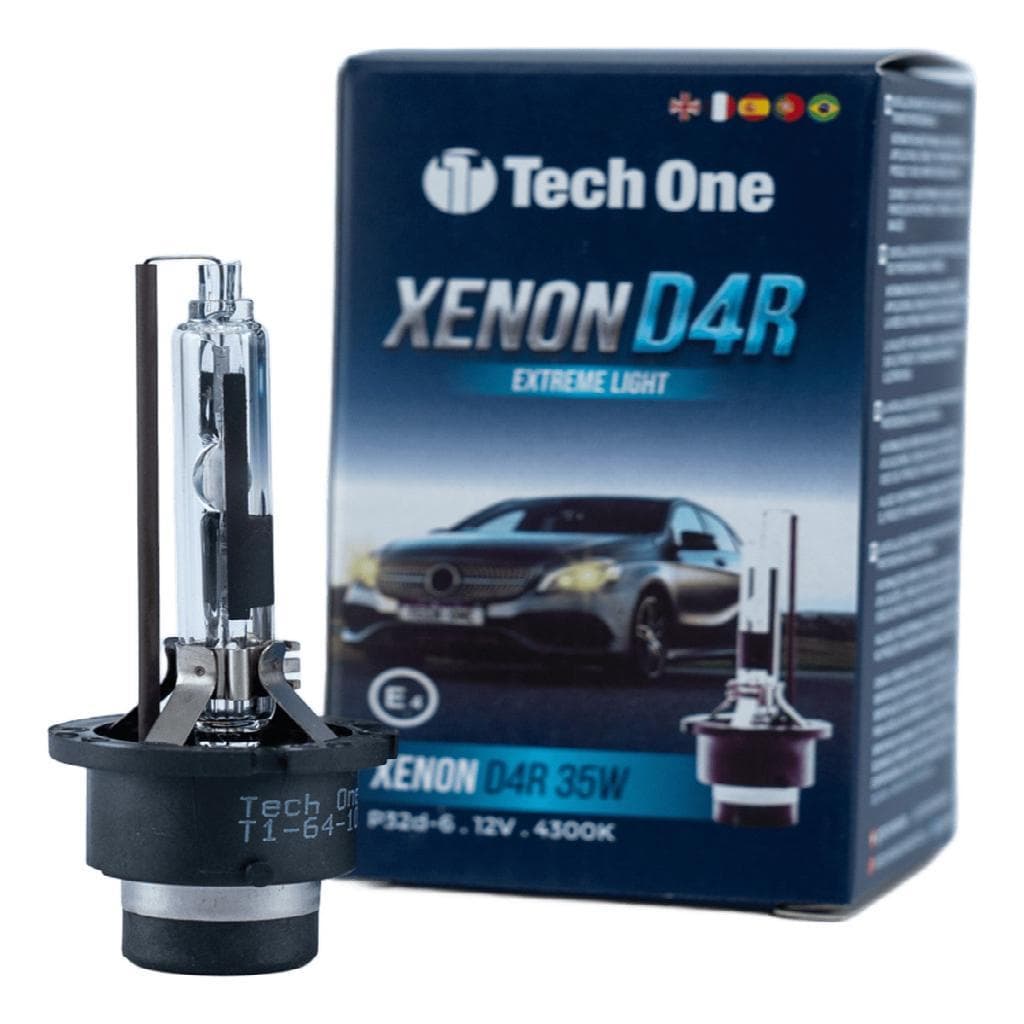 Lampada Automotiva Xenon D4r 12v 35w P32d-6 6000k Tech One