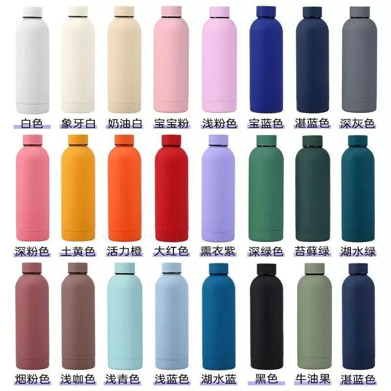 Estilo americano em linha reta pequena boca garrafa 304 aço inoxidável vácuo garrafa térmica ao ar livre montanhismo por
