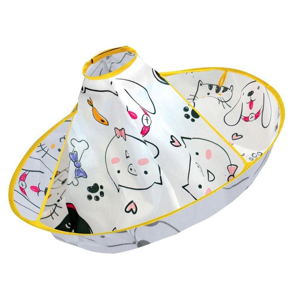 Capa De Corte De Cabelo Infantil , Vestido Dobrável De Desenho Animado , Avental De Cabeleireiro Respirável À Prova D'ág