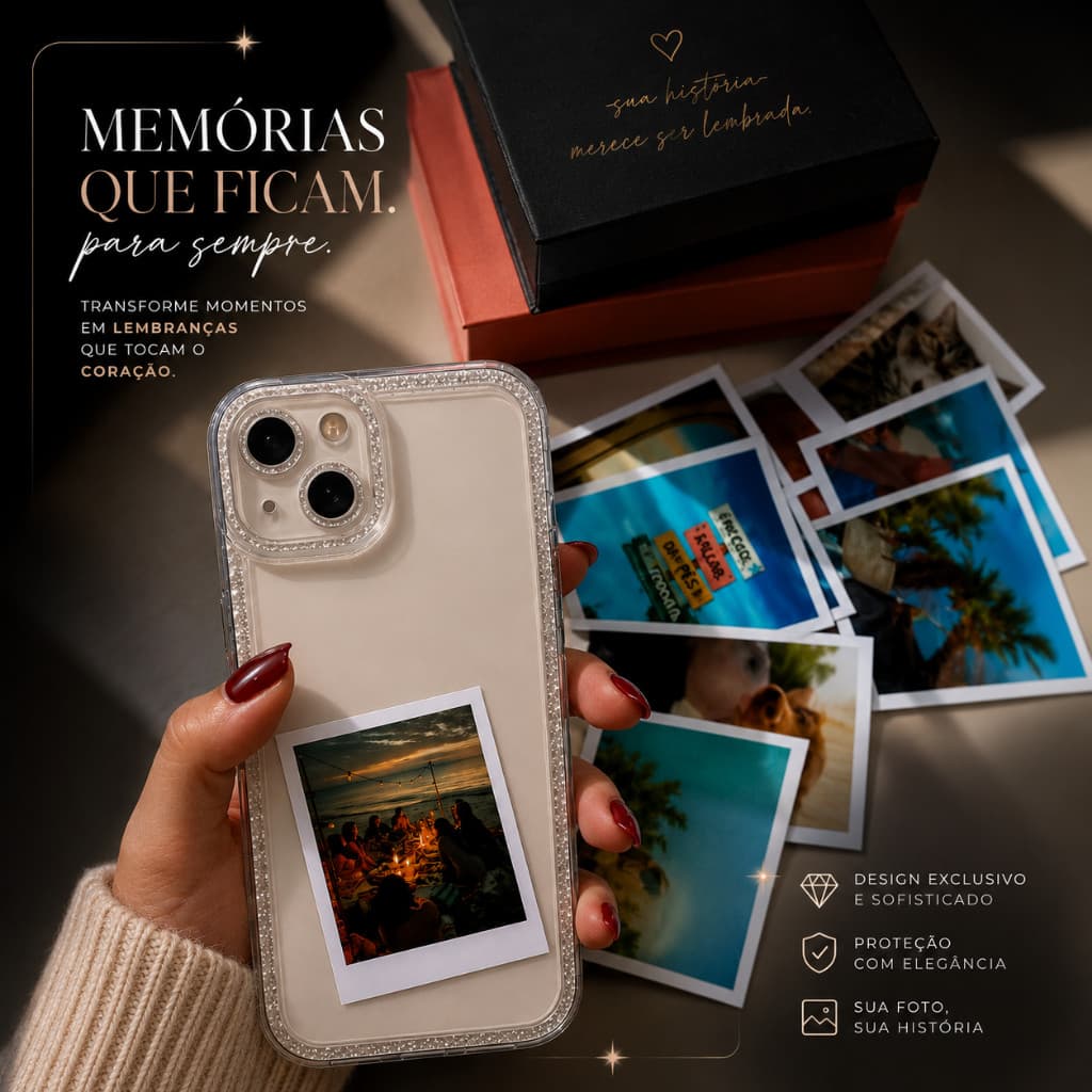 Kit 64  fotinhas Polaroidss para capinha de celular 7x5cm fotos premium
