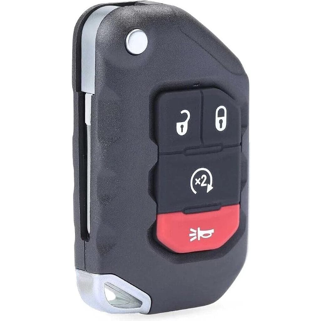 Chave Inteligente para Jeep Wrangler 2018-2022, Controle Remoto de Entrada Sem Chave Alliskeys para Jeep Wrangler 2018-2