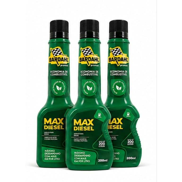 ADITIVO BARDAHL MAX DIESEL 200ML - 3 UNIDADES