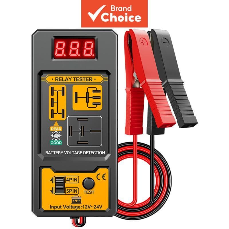 Cnb-808 Testador De Relé Automotivo 12v 24v Display Digital 4 5 Pinos Ferramenta De Teste Elétrico De Carro