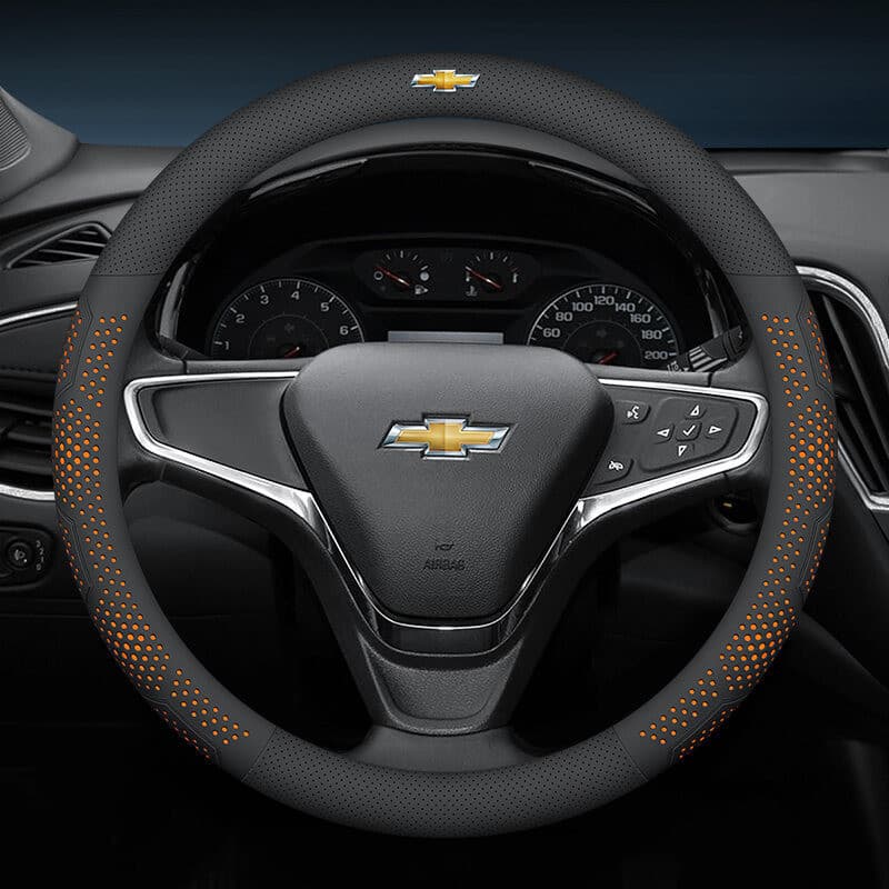 Capa Ultrafina para Volante de Carro, Couro Ultrafino Antiderrapante e Absorvente de Suor para Chevrolet Cruze Spin Onix