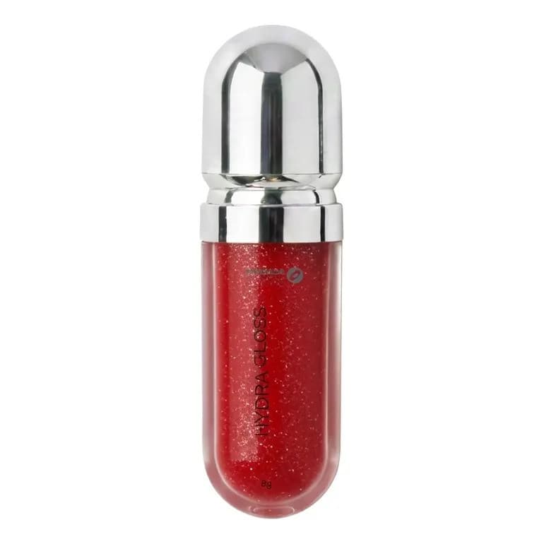 Lipglos Brilhante Cor Vermelho Hydra Gloss Hidratante Labial